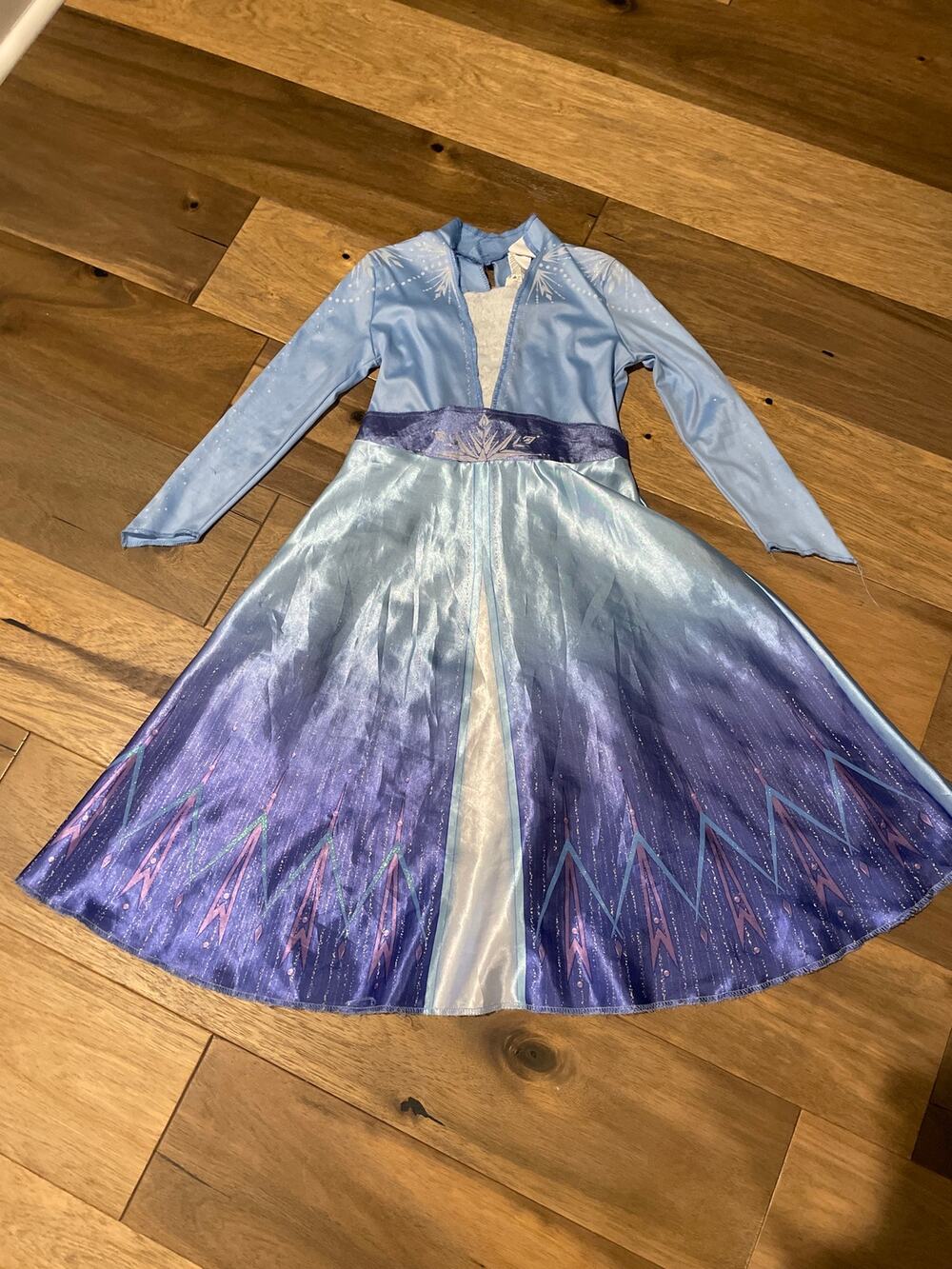 Disney Store Frozen 2 Elsa Costume Size S Kids Deluxe Blue